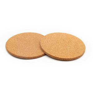 Posavasos Redondos de Corcho Personalizados con Impresión y Corte OEM de 4 Pulgadas - Product Image 1