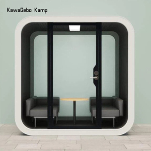 Kawagebo Kamp Mini Outdoor Luxury Detachable Prefab Apple Pods Cabins Office / Coffe Shop/ Minimart / Mobile <strong>Container</strong> House - Product Image 5