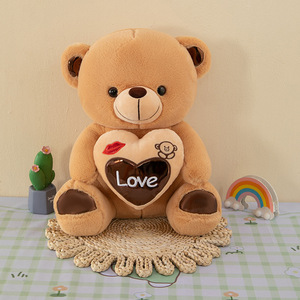 Oso de Peluche de Dibujos Animados Relleno de Algodón PP al por Mayor, Juguete de Peluche Suave para Abrazar, Alivia el Estrés, Muñeco de Peluche, Regalo de San Valentín - Product Image 5