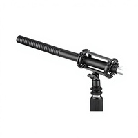Mikrofon Senapan BM6060 Profesional untuk Rekaman, Tiang Dapat Disesuaikan, Super Cardioid Directional XLR/Berkabel untuk Wawancara Siaran Langsung