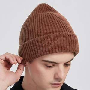 Bonnet d'hiver chaud et épais en cachemire pour homme et femme, collection 2026 – Bonnets en laine tricotés personnalisables avec logo, motif écossais et fruits – Vente chaude - Product Image 3