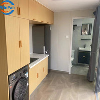 WinFair Luxe Préfabriqué Mini Capsule Petite Maison Module Conteneur Villa Maison Avec Salle De Bains Préfabriqué Pod Maison Apple Cabin