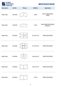 Vari pezzi di ricambio per autocarri per MERCCEDES BENZ Actros/Arocs/Antos/Atego/Econic/Unimog/Zetros/NG e così via serie oltre 2000 articoli - Product Image 3