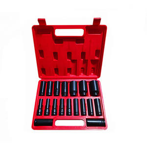 Jeu de clés à douille électriques <span class=keywords><strong>TEDE</strong></span> YD-6618 de 18 pièces, 1/2 pouce, en acier au vanadium et avec coffret en plastique - Product Image 1