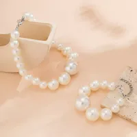 Collier Ras-du-Cou Maxi Perles d'Imitation pour Femme Tendance Mariage Nuptial Chaînes Perle Accessoires Bijoux de Mode Féminin
