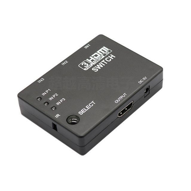 HDMI Switch 3x1 4K HDMI Splitter Switcher 3 in 1 Out HDMI Selector Box Support PS5 Xbox TV Stick Laptop Monitor