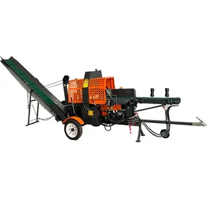 hydraulic automatic log splitter with log lifter firewood processor with log table