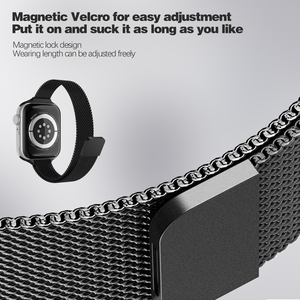 Correa de Metal para IWatch Series 8 7 <span class=keywords><strong>SE</strong></span> <span class=keywords><strong>6</strong></span> 5 4 Banda de Cadena de Acero Inoxidable Ultra para <span class=keywords><strong>Apple</strong></span> <span class=keywords><strong>Watch</strong></span> Band 38mm 41mm 44 45mm Banda de Moda - Product Image 2