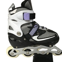 Patins à roulettes pour enfants à vitesse réglable avec cadre en acier, tige en PP, roues en PU haute résistance à l'abrasion - Marque SN SN-SK030