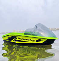Bateau de Karting Électrique 16kW en Gros, 2 Places, Planche à Jet ASA Écologique, Bateau de Drift 80km/h pour Activités Extérieures en Mer et Lac