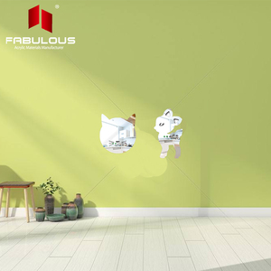 <span class=keywords><strong>Specchio</strong></span> appeso Cervo A Forma di Parete <span class=keywords><strong>Specchio</strong></span> Decorativo Moderno Design Nursery Decorazione Della Parete di Arte - Product Image 1