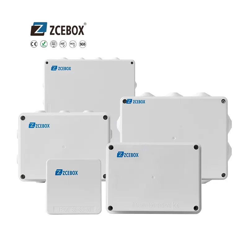 ZCEBOX pvc caixa elétrica cctv junção caixa fornecedor