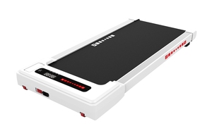 Tapis de course pliable <span class=keywords><strong>en</strong></span> <span class=keywords><strong>bois</strong></span> 2,5 CV avec écran LED, tapis de marche électrique sous le bureau, équipement d'exercice motorisé 6 km/h pour la maison - Product Image 5