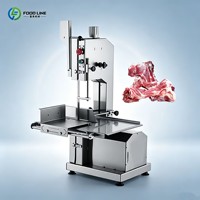 Scie à os professionnelle pour couper les grandes ossements congelés avant le processus de broyage pour l'alimentation animale