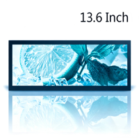 Écran LCD IPS tactile extensible de 10 à 80 pouces pour affichage publicitaire en supermarché, personnalisable OEM