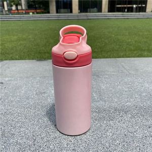 Botella Aislada Blanca de 12oz para Sublimación, Botella Recta para Niños, para Transferencia de Tinta por Sublimación, Impresión por Prensa de Calor, Manualidades - Product Image 2