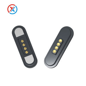 Paso de carga de resorte Pogo Pin chapado en oro 2,8mm 5V2A Carga de energía Conector magnético de 4 pines - Product Image 3