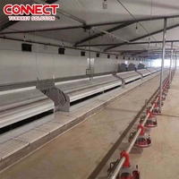 Nichoir en acier inoxydable pour poules pondeuses à usage agricole, pour la production commerciale d'œufs, approvisionnement en gros pour fermes