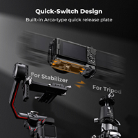 K&F Concept avec base à dégagement rapide Arca-Swiss, cage de protection complète pour appareil photo en aluminium léger pour Sony ZV-E10 II