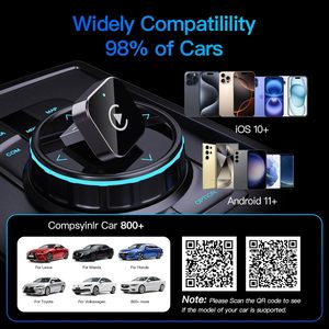 Adaptador Inalámbrico CarPlay, Dongle CarPlay Plug & Play que Convierte de Cableado a Inalámbrico, Conexión Automática Rápida, Sin Retraso, Diseño Compacto - Product Image 4
