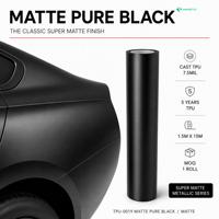 Mattschwarze Farbe PPF Super Matt Gegossene TPU 7,5mil Selbstheilende Kratzfeste Lackschutzfolie 1,5m Breit Großhandel