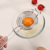 Outil professionnel de séparateur d'oeufs en acier inoxydable 304 séparateur efficace de blanc d'oeuf et de jaune pour la cuisson Gadget de cuisine domestique