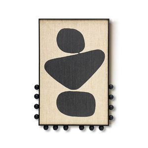 Decoración del Hogar, Obra de Arte de Técnica Mixta Waibi <span class=keywords><strong>Sibi</strong></span>, Pintura Geométrica Abstracta, Impresión de Arte de Pared en Tela de Yute, Cuadros Modernos para Habitación - Product Image 3