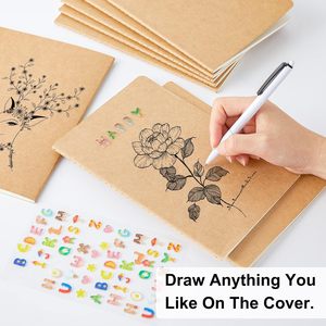 Cuadernos Kraft Gruesos al por Mayor con Logotipo Personalizado, Costura de Hilo de Alta Calidad, 40 Hojas A4/A5/B5, Uso Promocional - Product Image 2