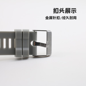 ใหม่มัลติฟังก์ชั่นสีลูกกวาดเรืองแสง LED นักเรียนกีฬานาฬิกาอิเล็กทรอนิกส์กันน้ำสายซิลิโคน 15 มม. - Product Image 2