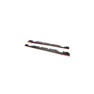 Jupes latérales en fibre de carbone avec garniture rouge pour pare-chocs de voitures <span class=keywords><strong>Mercedes</strong></span>-Benz <span class=keywords><strong>Classe</strong></span> <span class=keywords><strong>A</strong></span> W176 <span class=keywords><strong>2018</strong></span> et <span class=keywords><strong>Classe</strong></span> CLA C117 Sport AMG - Product Image 3