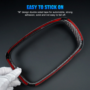 Shasha - Adhesivo Decorativo para Marco de Espejo Retrovisor de Fibra de Carbono, Accesorios para Automóviles, para Charger 2015-2023 - Product Image 5