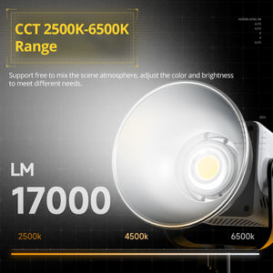 Lumière vidéo LED Sidande Bowens mount COB 200W à double température de couleur 2500K-6500K <span class=keywords><strong>pour</strong></span> la photographie et l'éclairage sur <span class=keywords><strong>site</strong></span>. - Product Image 3