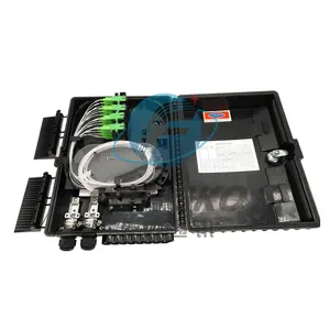 Outdoor 16 core Fiber Optic Termination Box with SC Splitter nap ftth Fiber Distribution Box Fiber Termination Box