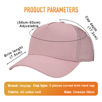 Gorras Trucker Personalizadas de Alta Calidad al por Mayor, Gorras de Béisbol con Logotipo Bordado en 3D de 5 Paneles, Malla de Alta Densidad, Cajas para Gorras
