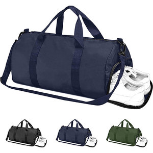 Bolsa Deportiva <span class=keywords><strong>de</strong></span> Lona <span class=keywords><strong>de</strong></span> Nailon Personalizada, Portátil, Resistente, Impermeable, para Zapatos, Viajes, Entrenamiento, Ejercicio, Gimnasio, con Logotipo - Product Image 1