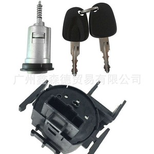 Xsd Ignition <b>Lock</b> <b>Cylinder</b> 0913652 0914861 For Opel Black Cylindrical <b>Lock</b> - Product Image 3