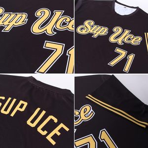 Custom Unisex Baseball Shirts Crew Neck Sublimated Quick Dry Sports Uniform Printed Name Number Logo - Product Image 6