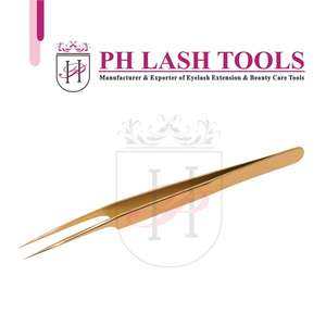 Gold Proแหนบยืดขนตาตรง,แหนบยืดขนตาแบบตรงปรับระดับและแยกขนตา - Product Image 5