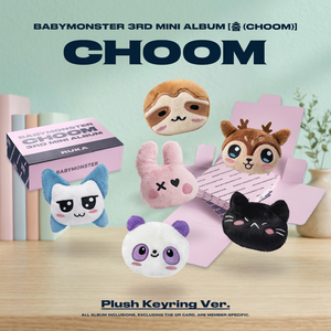 BABYMONSTER 3er MINI ÁLBUM [CHOOM] Versión Llavero de Peluche Álbum Oficial de Kpop Coreano en CD - Product Image 4