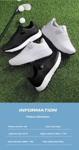 Chaussures <span class=keywords><strong>de</strong></span> <span class=keywords><strong>golf</strong></span> respirantes 2026 <span class=keywords><strong>en</strong></span> promotion pour hommes et femmes avec crampons fixes et boucle rotative, semelle intermédiaire <span class=keywords><strong>en</strong></span> caoutchouc - Product Image 5