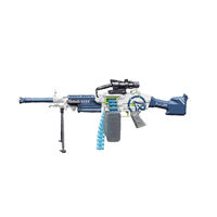 Senapan Sniper Barrett Nylon Ukuran Super Besar, Mainan Anak-anak, Sistem Tarik Manual, Tembak Ayam, Pelontar Peluru Lunak