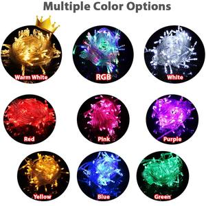 Giáng sinh ip43 không thấm nước dẫn dây đèn USB powered 8-chế độ nhiều màu PVC Đồng đèn cơ thể cảnh quan sử dụng CE chứng nhận - Product Image 5