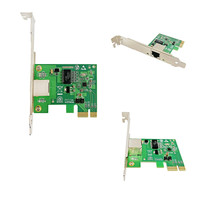 Adaptateur de serveur PCI-E à faible coût 1G 1000Base-T avec un seul port RJ45, adaptateur Ethernet Gigabit pour produits de mise en réseau