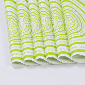 Papel Antigrasa de Silicona Biodegradable con Patrón Personalizado para Empacar Sándwiches, Hamburguesas, Pasteles y Dulces - Product Image 6