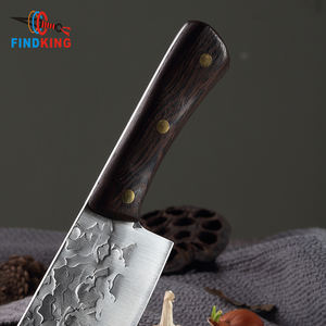 Identification sans lame, marteau forgé 7.5 pouces 5cr15MoV en acier inoxydable, wengé manche en bois, couteaux de Chef en os de boucher - Product Image 4