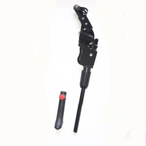 Soporte lateral para bicicleta de montaña, soporte de estacionamiento ajustable de acero de 40-45Cm, accesorio de soporte trasero para bicicleta, color negro - Product Image 3