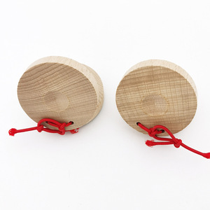 Instrumentos de Percusión Orff al por Mayor, Castañuelas de Madera, Instrumentos Rítmicos para Niños, Clappers de Madera Hechos a Mano para Niños - Product Image 3