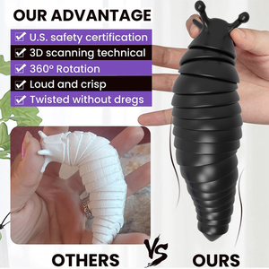 感官鼻涕虫烦躁玩具可爱自闭症感官玩具自闭症儿童儿童复活节篮子填充礼品减压玩具 - Product Image 5