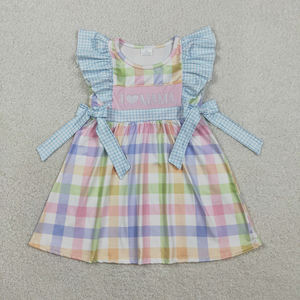 Vestido con Estampado de Conejitos para Niños, Disfraz de Halloween, Venta al por Mayor, Alta Calidad, Nueva Moda, Boutique Infantil, Algodón Orgánico - Product Image 2