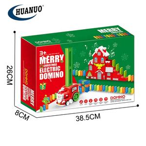 Kids Christmas Gift <strong>Toy</strong> 120pcs <strong>Domino</strong> and 48pcs Building Block <strong>Toy</strong> Automatic Electric <strong>Train</strong> <strong>Dominoes</strong> Game Set - Product Image 6